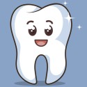 human tooth character icon